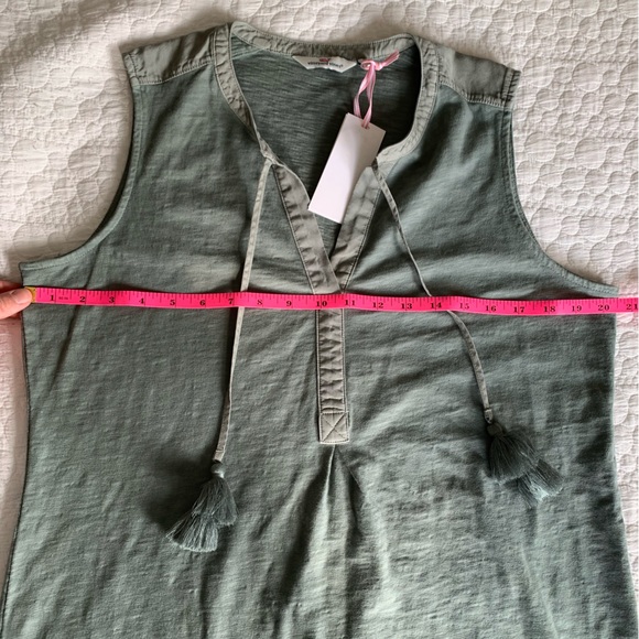 Vineyard Vines Garment-Dyed Surfside Cover-Up Sage Olive Size M - Picture 5 of 7